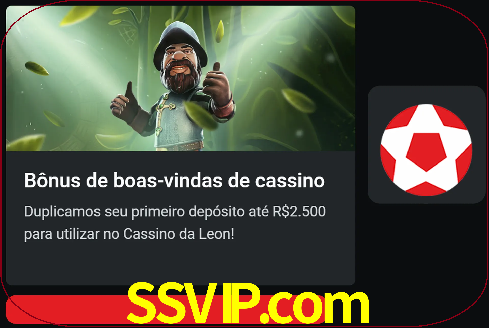 Receba seu dinheiro do bônus de boas-vindas após o primeiro depósito.